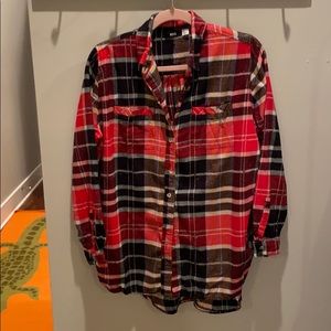 plaid urban outfitters flannel